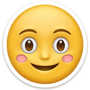 Emoji concentré sticker