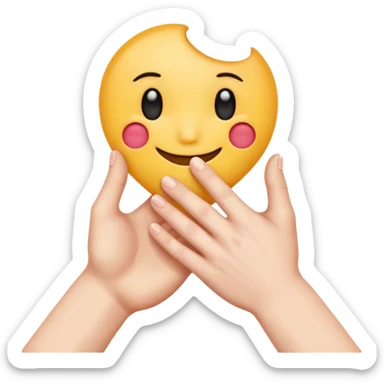 hands caressing 🫩 emoji sticker