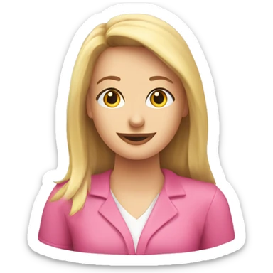 A pink note book which says on it Meredith Monthly  sticker