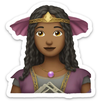 tarot card deck sticker