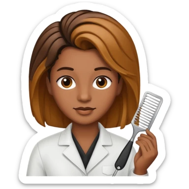 Hairstylist sticker