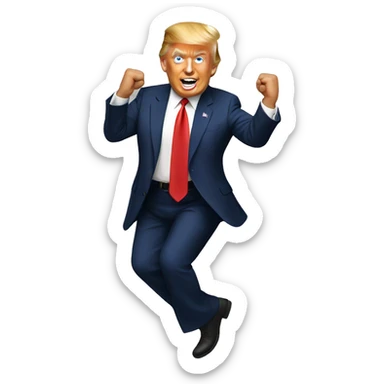 donald trump dancing sticker