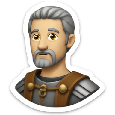 medieval coin engravers guild leader sticker