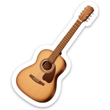 Acoustic Guitar  sticker