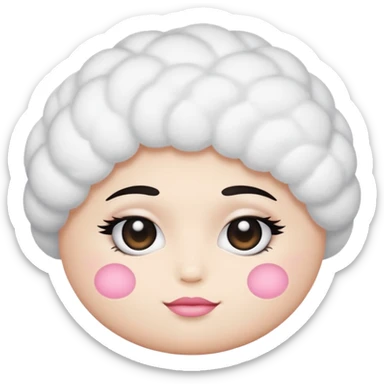 Makeup Powder Puff sticker