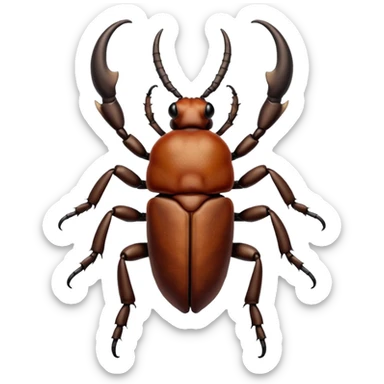 rhinoceros beetle sticker