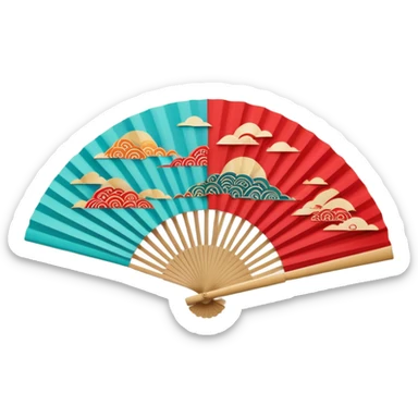 Japanese Fan  sticker