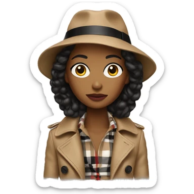 burberry her sticker
