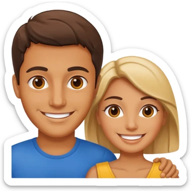 Italian 2 people sticker