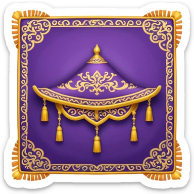 A flying carpet  sticker