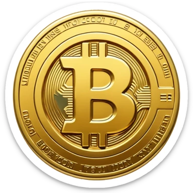 Bitcoin coin emoji sticker