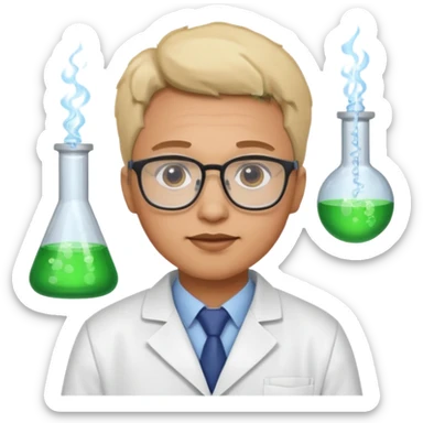 Científico sticker