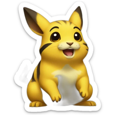 wow pika sticker