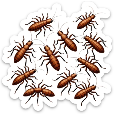 cockroaches and centipedes and spiders sticker