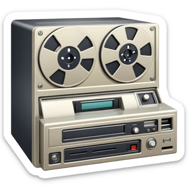 1960s computer tape drive sticker