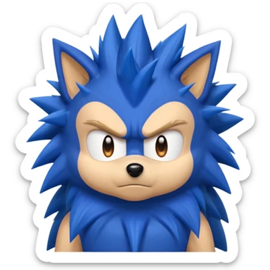 Faz o Shin sonic sticker