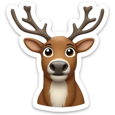 Reindeer sticker