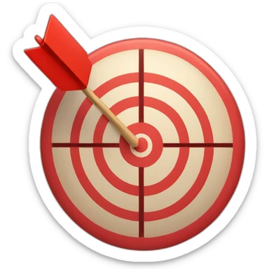red-target-with-red-arrow-bullseye sticker
