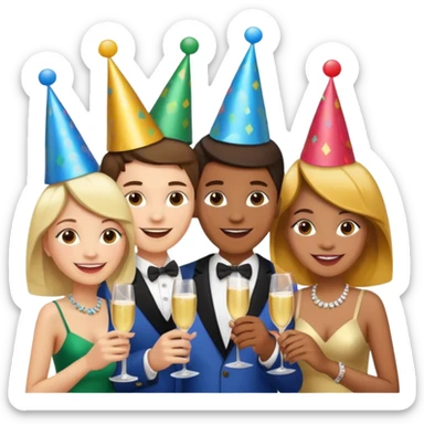 Hacer felices a los demás es nuestra razón para trabajar duro sticker