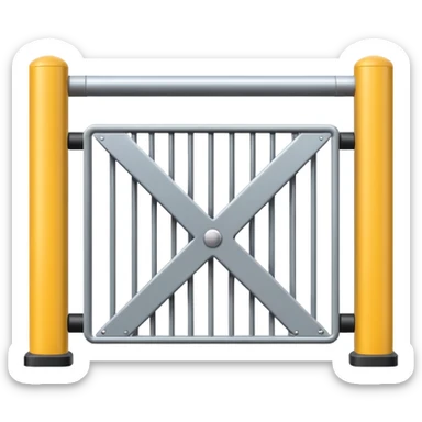 automatic barrier, gate, lifting gate, gates sticker