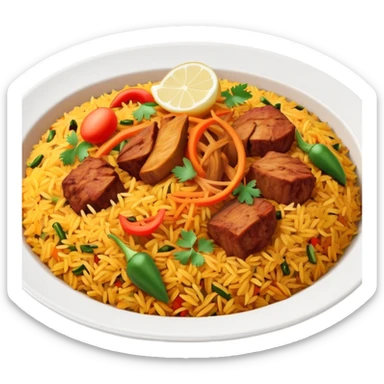 Pakistani biryani sticker