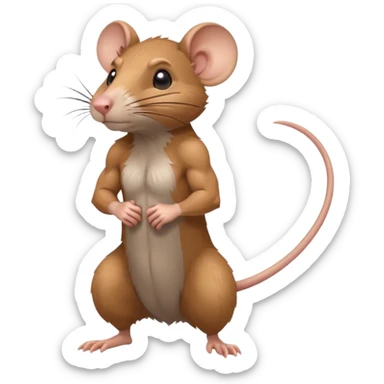 Rato fortão sticker