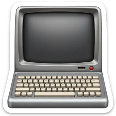Early computer sticker
