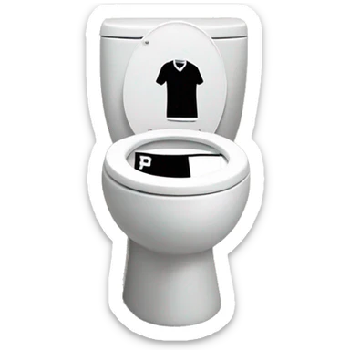 newcastle football shirt in a toilet  sticker