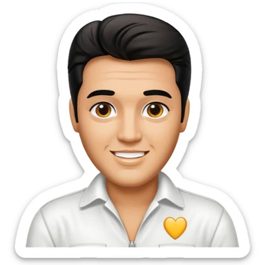 Elvis dancing in his stand dance sticker