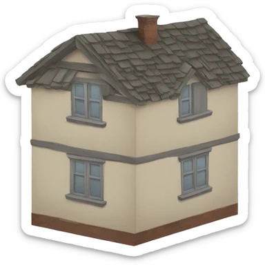 house in the past sticker