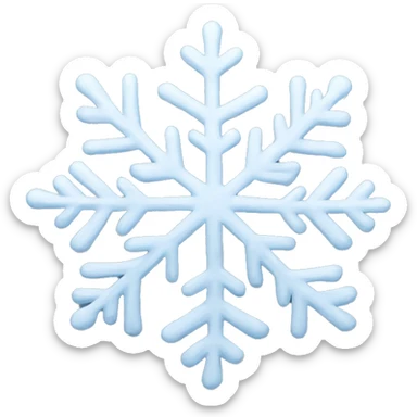 Snowflakes sticker