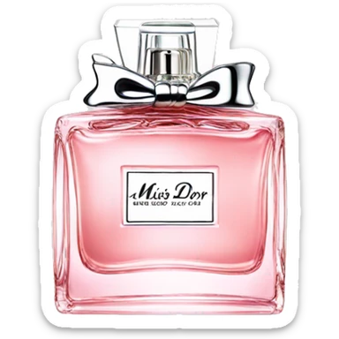 Miss dior perfume sticker