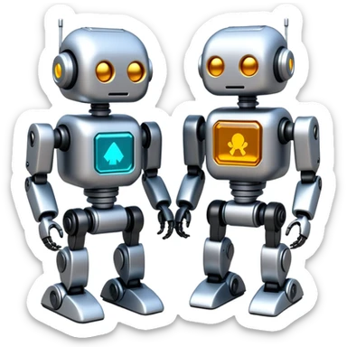 miniature nanobot robots, nanotechnology sticker