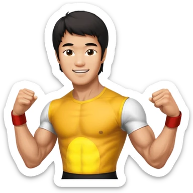 Bruce lee sticker