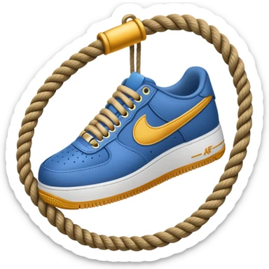 Rope lace af1 sticker