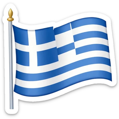 GREECE FLAG sticker
