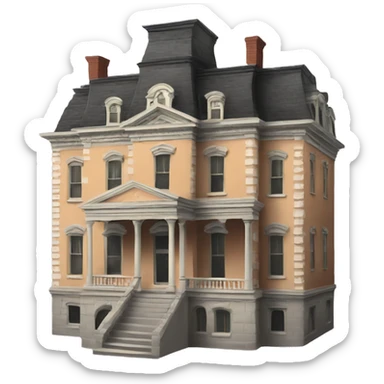 rich 19th century building sticker
