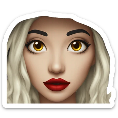 woman-witch-cosplay-red-lips sticker