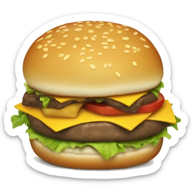 cheeseburger  sticker