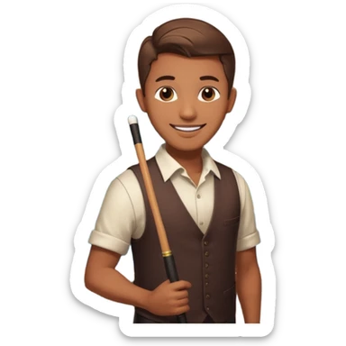 billiard dealer sticker