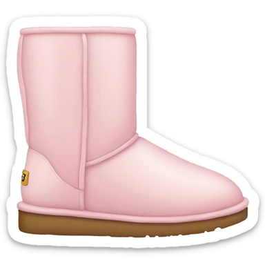 light pink uggs sticker