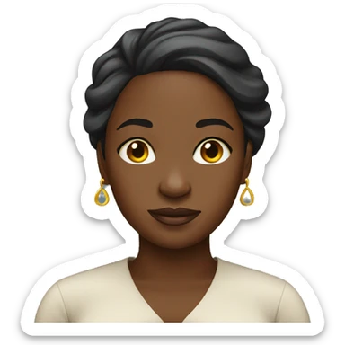 Nigerian woman sticker
