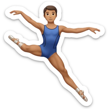 male.ballet dancer sticker