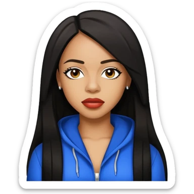 Aaliyah R&B singer  sticker