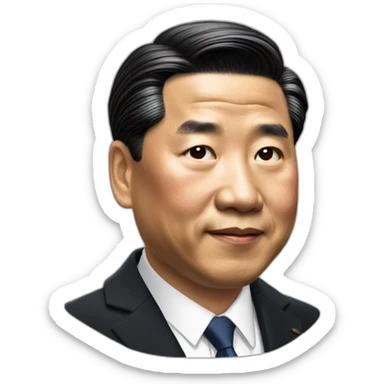 President Xi Golden States sticker