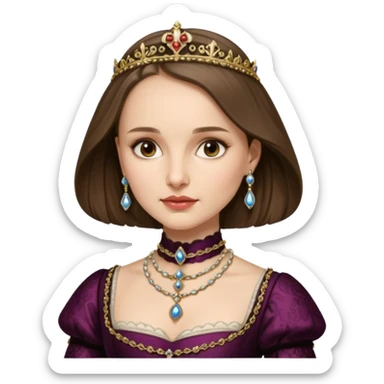natalie portman as anne boleyn from the other boleyn girl sticker