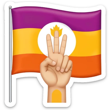 Jain flag sticker