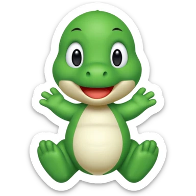 yoshi vers cute plus mignon sticker