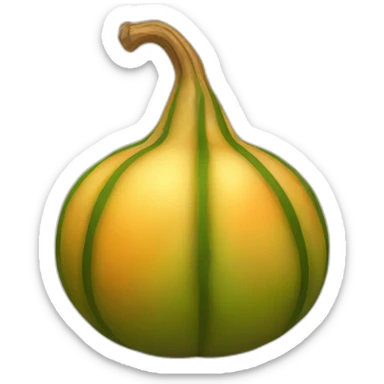 decorative gourd sticker