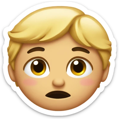 Upset tummy sticker